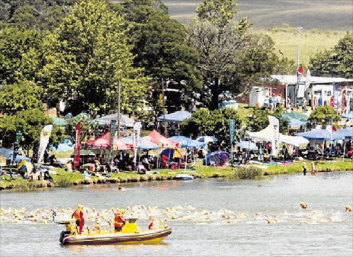 SUPER SWIM: The 14th Merrifield Mile will take place next Sunday at Wriggleswade Dam. Swimmers will win great prizes either by winning categories or through lucky draw Picture: SUPPLIED