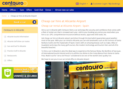 Centauro rent a car - Car hire Screenshots 0