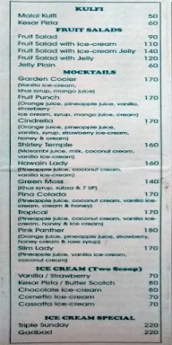 Cafe Krishna menu 2