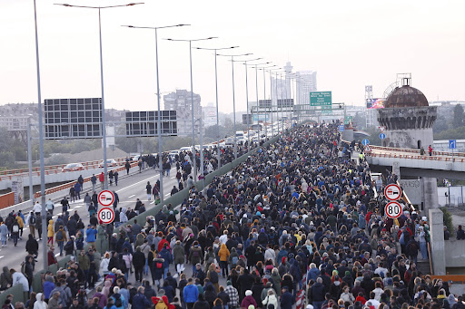 Završen protest 'Srbija protiv nasilja', odblokirana Gazela (VIDEO)