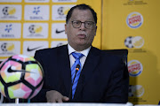 Safa president Danny Jordaan at Safa House on July 26, 2018 in Johannesburg, South Africa.