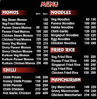 The Chopsticks menu 2