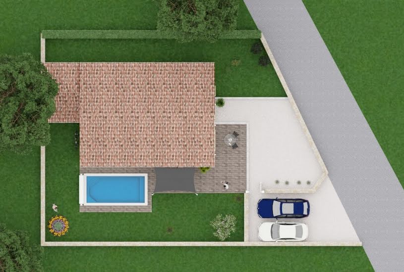  Vente Terrain + Maison - Terrain : 500m² - Maison : 93m² à Corbières (04220) 