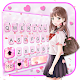 Download Sweet Pink Girl Keyboard Theme For PC Windows and Mac 1.0