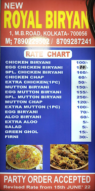 Royal Biryani Center menu 1