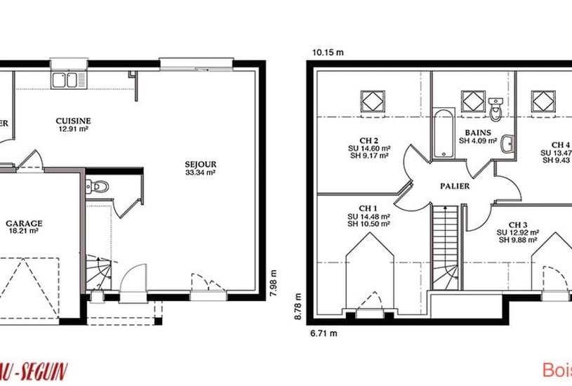  Vente Terrain + Maison - Terrain : 540m² - Maison : 97m² à Chacrise (02200) 