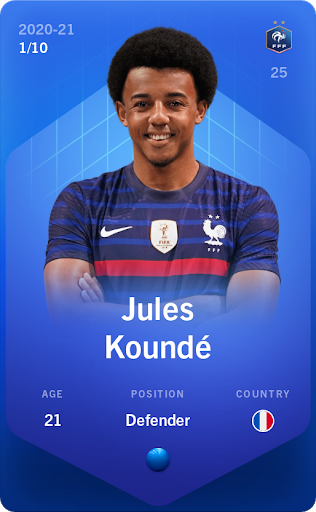 Jules Kounde 2020 21 Super Rare 1 10