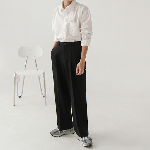 Title 6, Straight Casual Pants for Men in Spring Comfort...