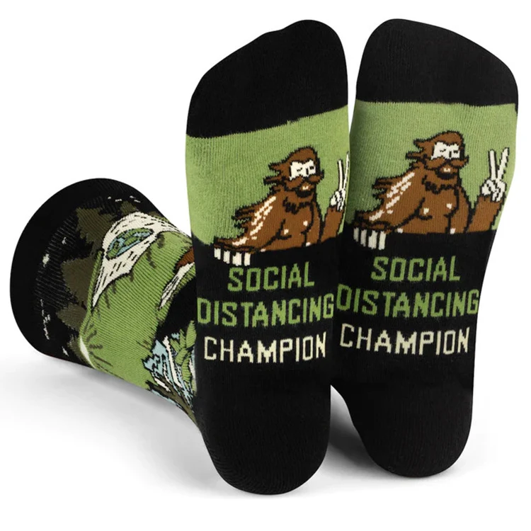 Alphabet Trendy Socks Algodão Street Sesh Middle Tube