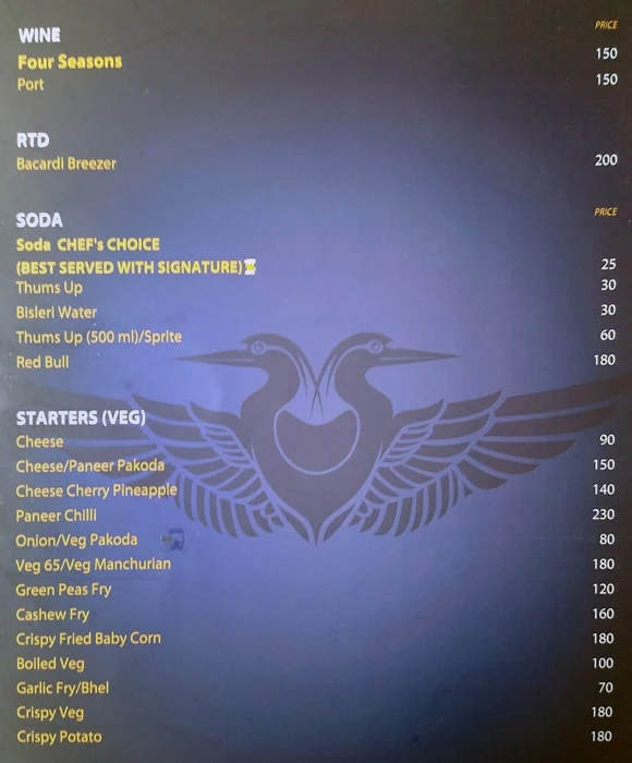 Rajmudra Restaurant & Bar menu 