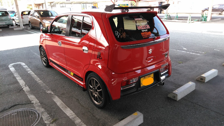アルトワークスのいすゞフォワード・アルトワークスha36s・洗車・梅雨明け間近・大雨で被災された皆様へお見舞い申し上げますに関するカスタム事例の投稿画像4枚目