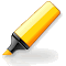 Item logo image for Yellow highlighter pen for web