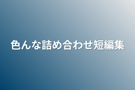 色んな詰め合わせ短編集