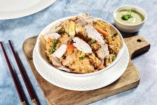 Brown Rice With Vegetables And Chicken