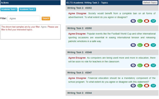 IELTS Writing Task and Sample