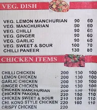 Divyanshu Chinese Fast Food menu 3