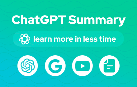 ChatGPT Summary - summarize assistant small promo image