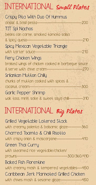 The Indian Toss menu 4