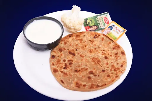 Gobi Paratha With Chaas