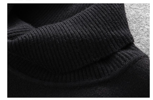 Title 2, Womens Half High Neck Thick Wool Casual Knitte...