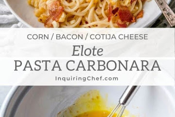 Elote Pasta Carbonara