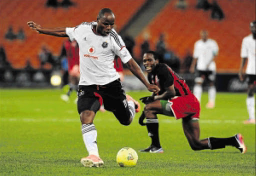 INJURY PRONE : Orlando Pirates and Zambia striker Collins Mbesuma has been called up for national duty against Brazil on October 15 PHOTO: GALLO IMAGES