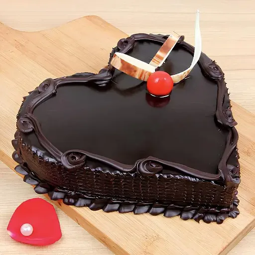 Heart Shape Choco Truffle Cake