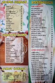 Cafe Creme menu 1