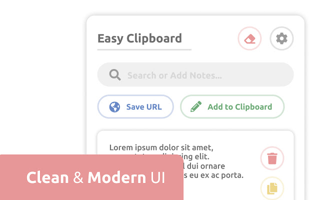 Easy Clipboard chrome extension