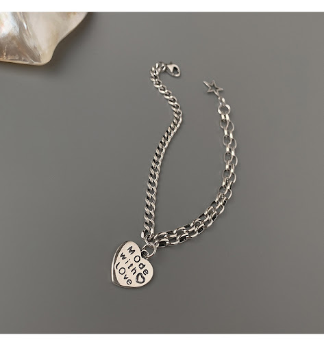 Title 7, 925 Sterling Silver Heavy Industry Retro Cool G...