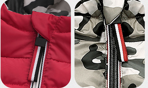 Title 3, Double-sided padded winter jackets for middle a...