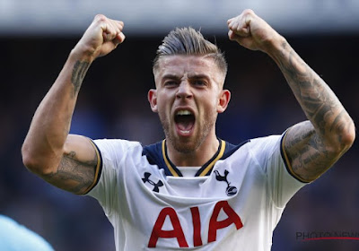 Toby Alderweireld sort sur civière pendant WBA-Tottenham