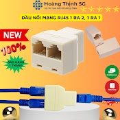 Đầu Nối Dây Mạng Lan Rj45 1 Ra 2, Đầu Nối Cáp Mạng Rj45 1 Ra 1, Bảo Hành 1 Tháng