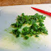 Thumbnail For Chopping The Poblano Peppers.