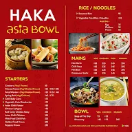 Haka Asia Bowl menu 2