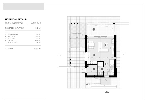 Koncept-65 DL - Rzut parteru