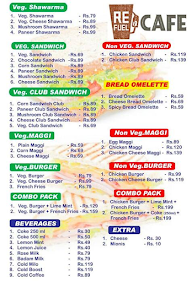 Refuel Cafe menu 4