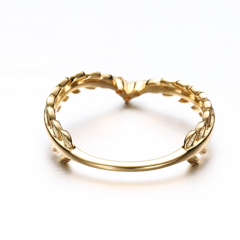 925 Sterling zilveren Japanse bladring. Natuurlijke elegantie voor vrouwen. Fijne sieraden, uniek design, perfect cadeau, hypoallergeen en chic.
