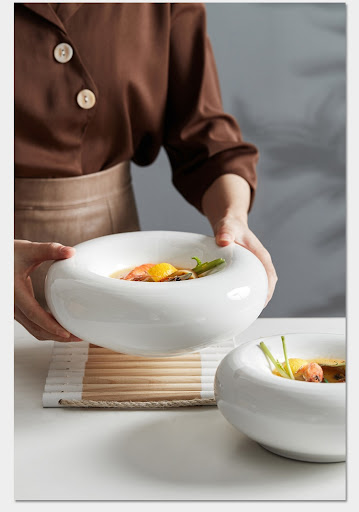 Title 4, Creative Restaurant Ceramic Insulation Plate Ke...