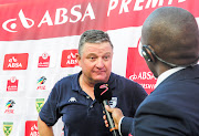 Gavin Hunt, Coach of Bidvest Wits during the Absa Premiership 2017/18 game between Golden Arrows and Bidvest Wits at Princes Magogo Stadium, Kwa-Zulu Natal on 17 February 2018.