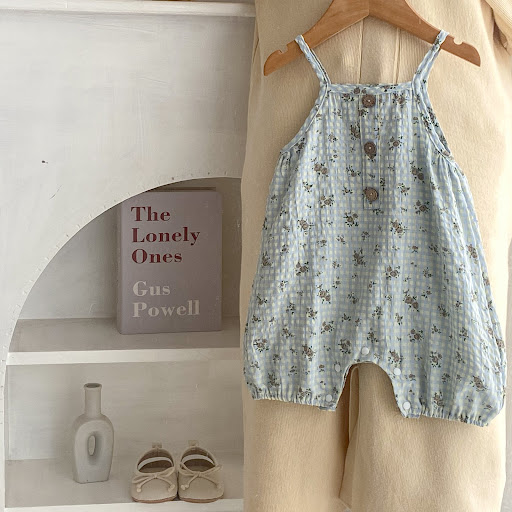 Title 15, Personality Plaid Printed Suspenders Flowers Wo...