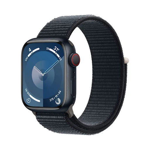 Đồng hồ Apple Watch Series 9 4G 41mm Midnight (Vỏ Nhôm Dây Vải) (MRHU3SA/A)