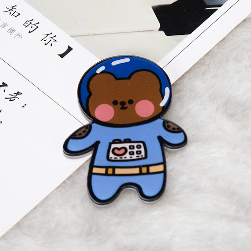 Title 11, Cute Japanese Creative Cartoon Acrylic Brooch f...