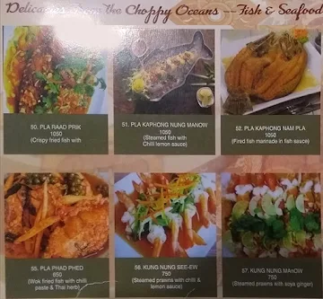 Absolute Thai menu 