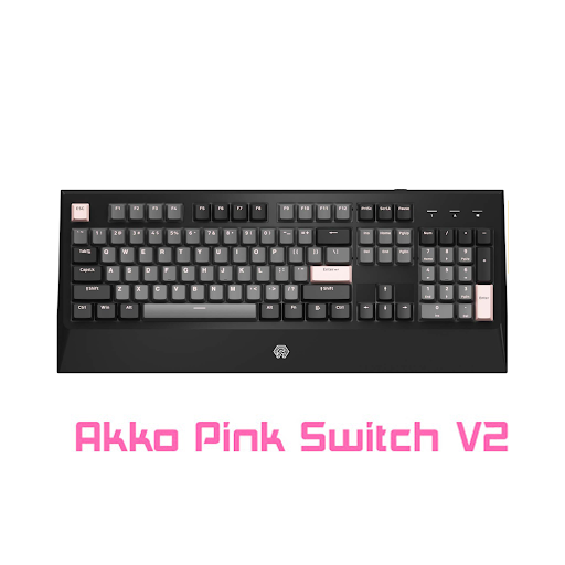 Bàn phím cơ Akko MOJIKE GK1 Black Pink (Akko Pink Switch V2)