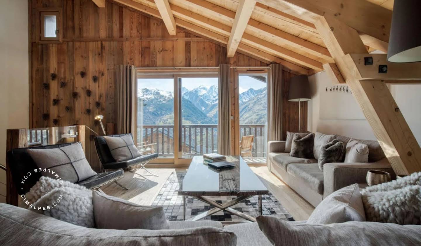 Chalet with panoramic view and terrace Val-d'isere