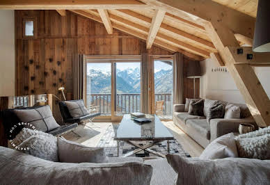 Chalet with panoramic view and terrace 11