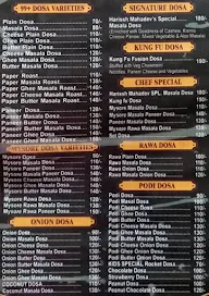 Harissh Mahadev's Dosa Palace menu 2