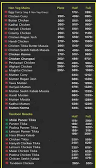 Hotel Chick & Chicken menu 1