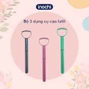 [Mã Lifemc11Sa - 10% Đơn 99K] Combo 3 Cạo Lưỡi Nhựa Dụng Cụ Nạo Lưỡi Bàn Chải Vệ Sinh Lưỡi Cao Cấp Inochi